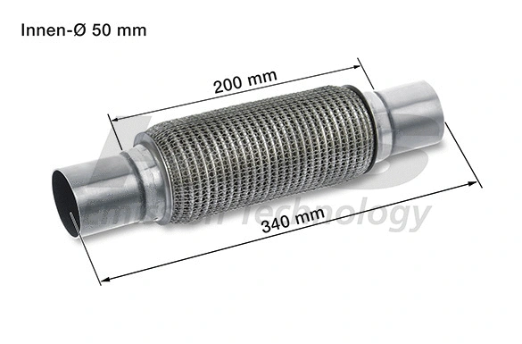 Flexible Pipe, exhaust system (83 00 8595)