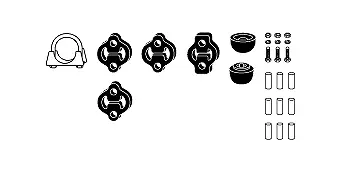 Mounting Kit, exhaust system (82 42 4129)