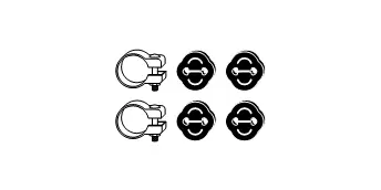 Mounting Kit, exhaust system (82 11 2008)