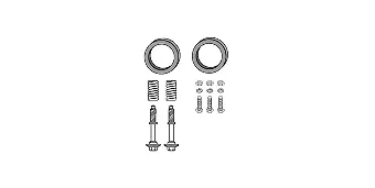 Mounting Kit, catalytic converter (82 34 6553)