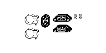 Mounting Kit, exhaust system (82 23 4029)
