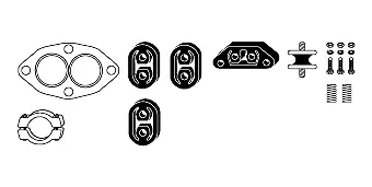 Mounting Kit, exhaust system (82 23 4097)