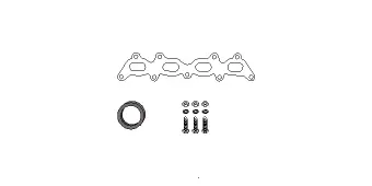 Mounting Kit, catalytic converter (82 32 6980)