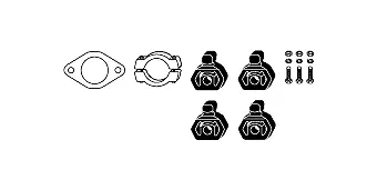 Mounting Kit, exhaust system (82 23 4306)