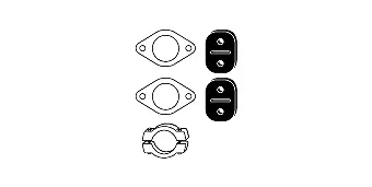 Mounting Kit, catalytic converter (82 36 8240)