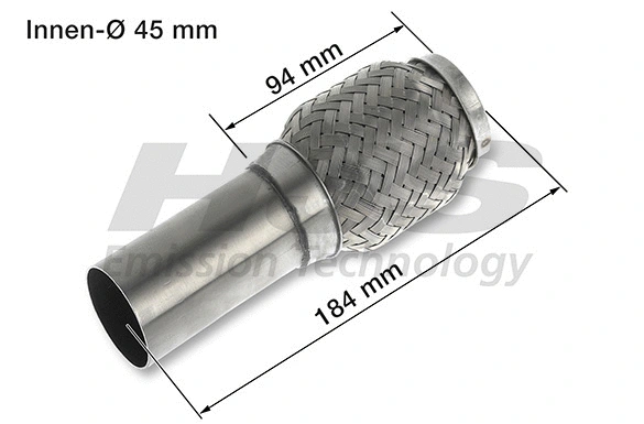 Flexible Pipe, exhaust system (83 00 8454)