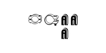 Mounting Kit, exhaust system (82 23 4388)