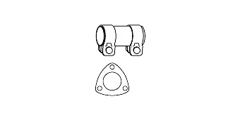 Mounting Kit, catalytic converter (82 14 1878)