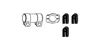 Mounting Kit, exhaust system (82 23 4344)
