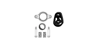 Mounting Kit, catalytic converter (82 15 6519)
