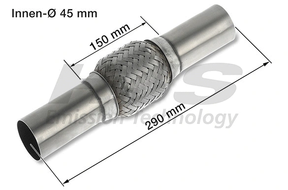 Flexible Pipe, exhaust system (83 00 8535)