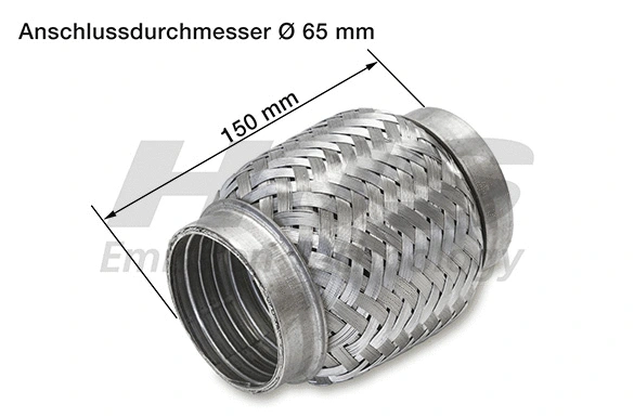 Flexible Pipe, exhaust system (83 00 8471)