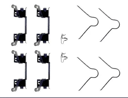 Accessory Kit, disc brake pad (K0123)