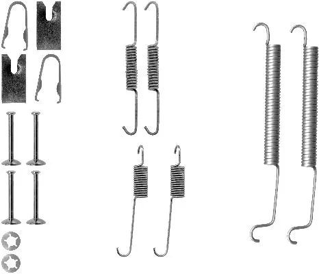 Accessory Kit, brake shoes (X0204)
