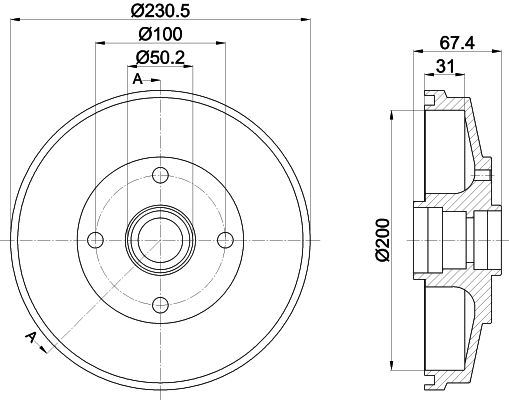 Brake Drum (61337)