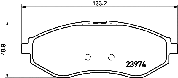Brake Pad Set, disc brake (T1443)
