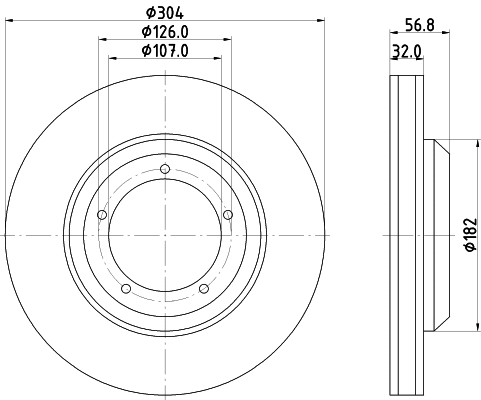 Brake Disc (52608)
