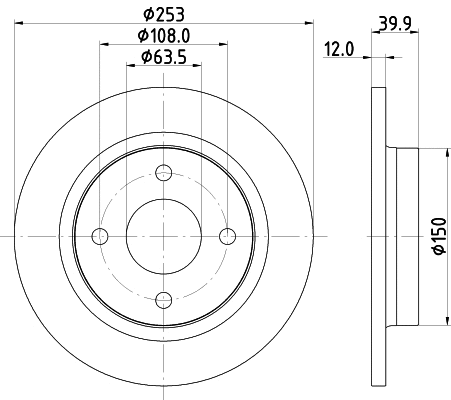 Brake Disc (55928)