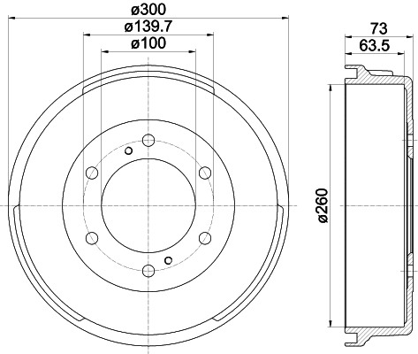 Brake Drum (60408)