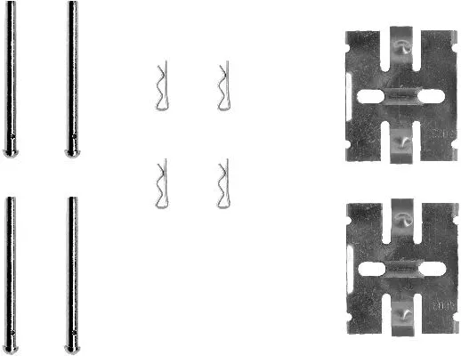 Accessory Kit, disc brake pad (K0206)