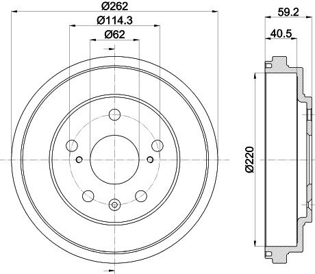 Brake Drum (61479)