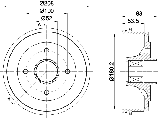 Brake Drum (61420)