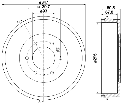 Brake Drum (61357)