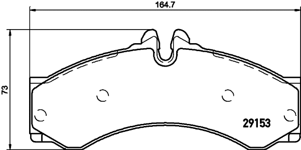 Brake Pad Set, disc brake (C4068)