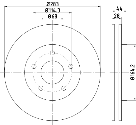 Brake Disc (55801)