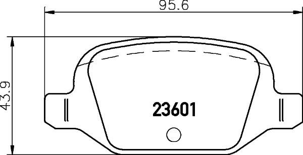 Brake Pad Set, disc brake (T1260)