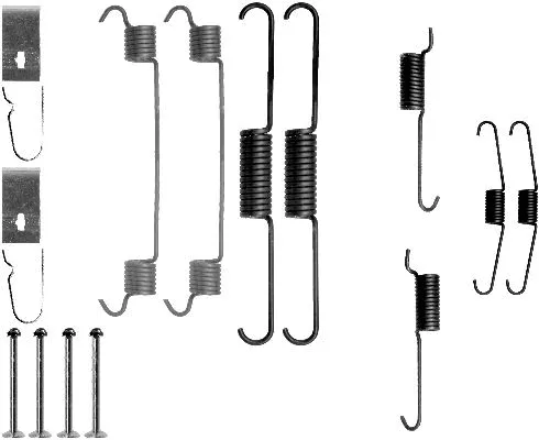 Accessory Kit, brake shoes (X0117)