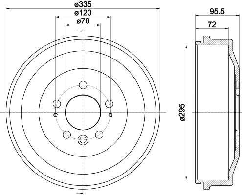 Brake Drum (61442)