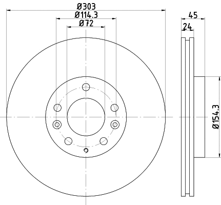 Brake Disc (55542)