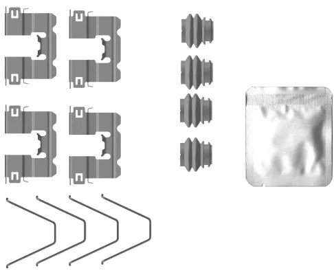 Accessory Kit, disc brake pad (K0788)