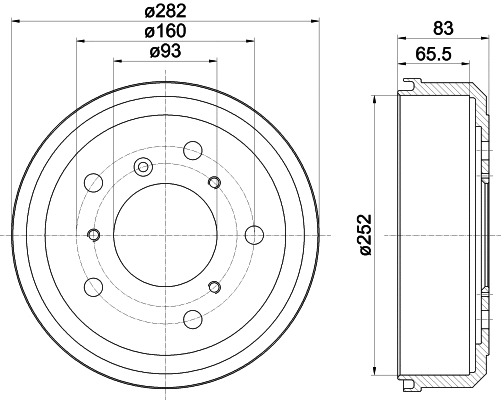 Brake Drum (63907)