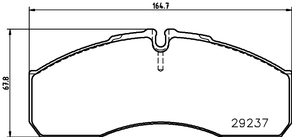 Brake Pad Set, disc brake (C6030)