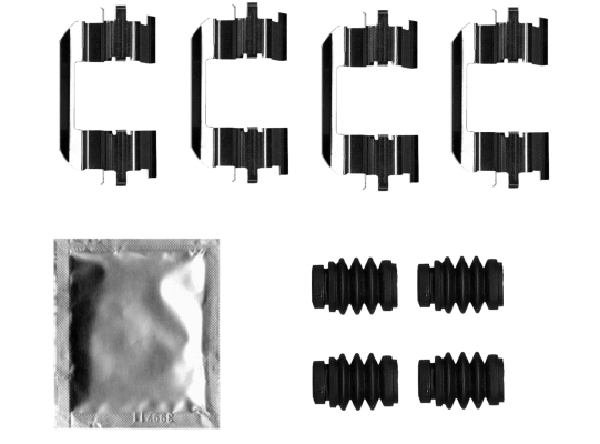 Accessory Kit, disc brake pad (K0770)