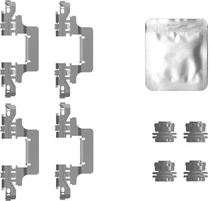 Accessory Kit, disc brake pad (K0786)