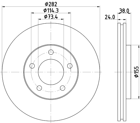 Brake Disc (54531)