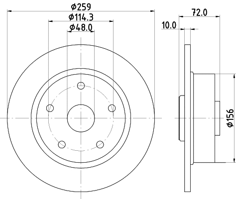 Brake Disc (52022)