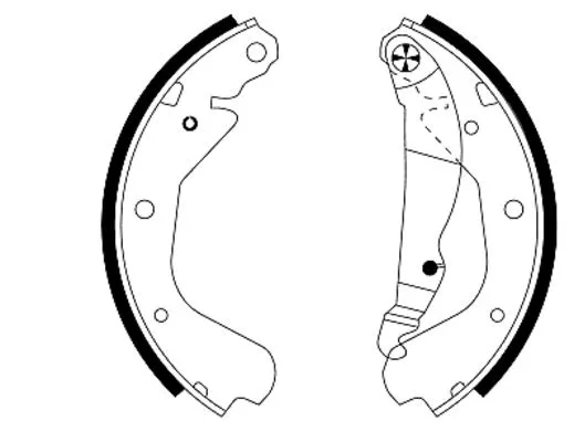 Brake Shoe Set (H8080)