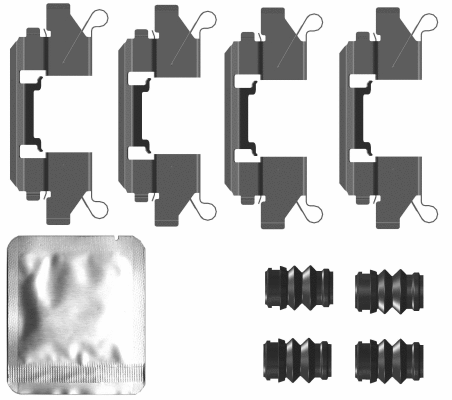 Accessory Kit, disc brake pad (K0759)