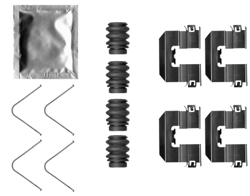Accessory Kit, disc brake pad (K0716)