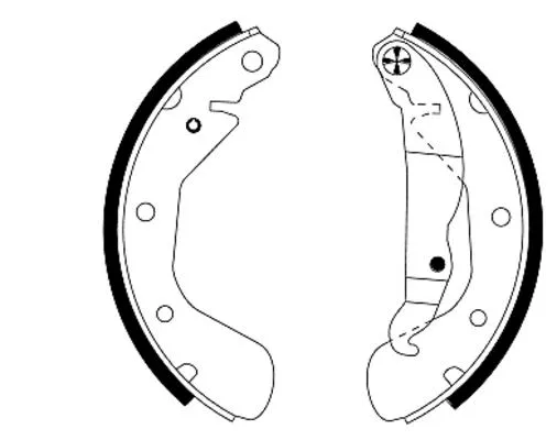 Brake Shoe Set (H8715)