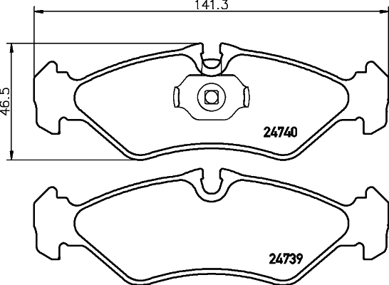 Brake Pad Set, disc brake