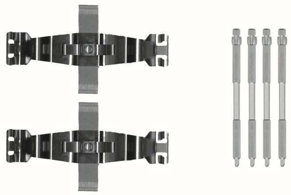 Accessory Kit, disc brake pad (K0701)