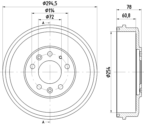 Brake Drum (61386)