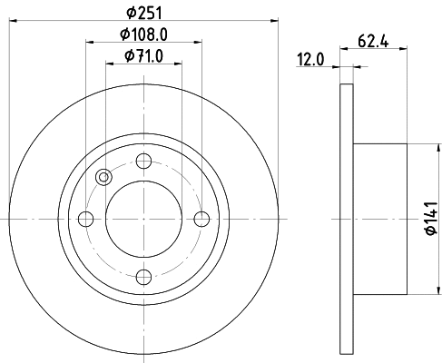Brake Disc (50623)