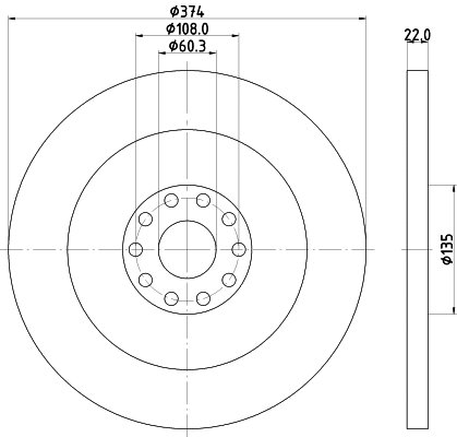 Brake Disc (58235)