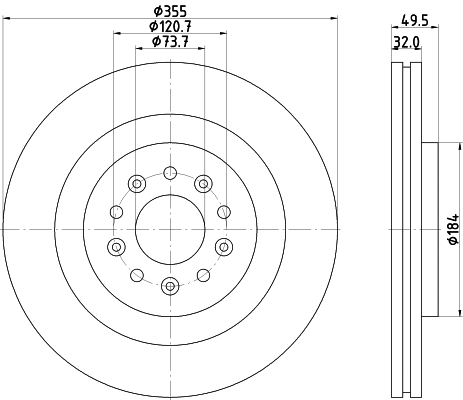 Brake Disc (55346)